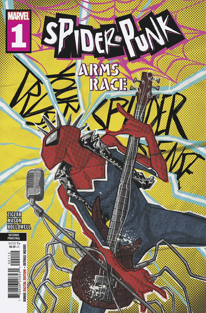 Spider-Punk Arms Race #1 2nd Print David Baldeon Variant