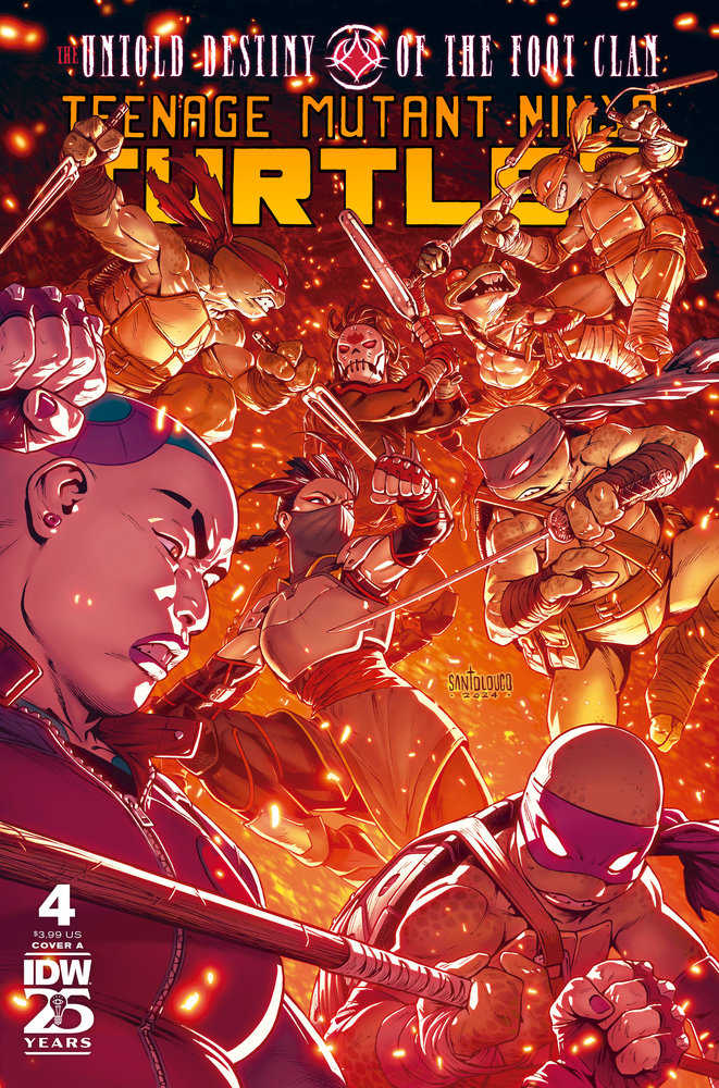Teenage Mutant Ninja Turtles Untold Destiny Of Foot Clan #4 Cover A Santolouco