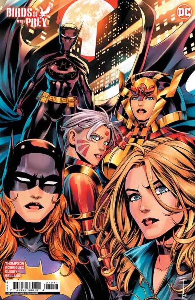 Birds Of Prey #10 Cover D 1 in 25 Serg Acuna Card Stock Variant