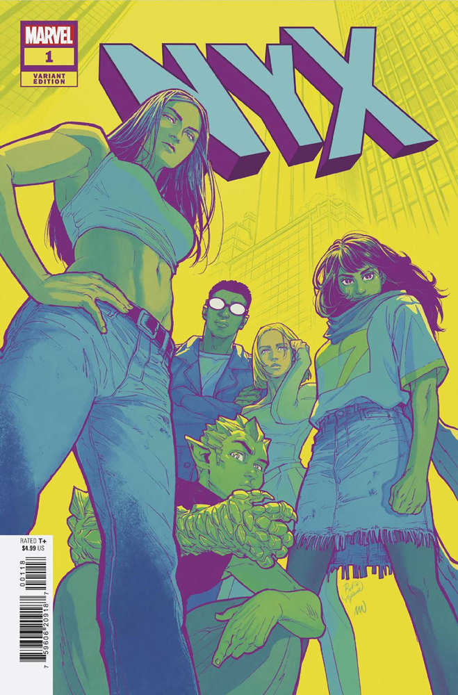 NYX #1 25 Copy Rickie Yagawa Variant