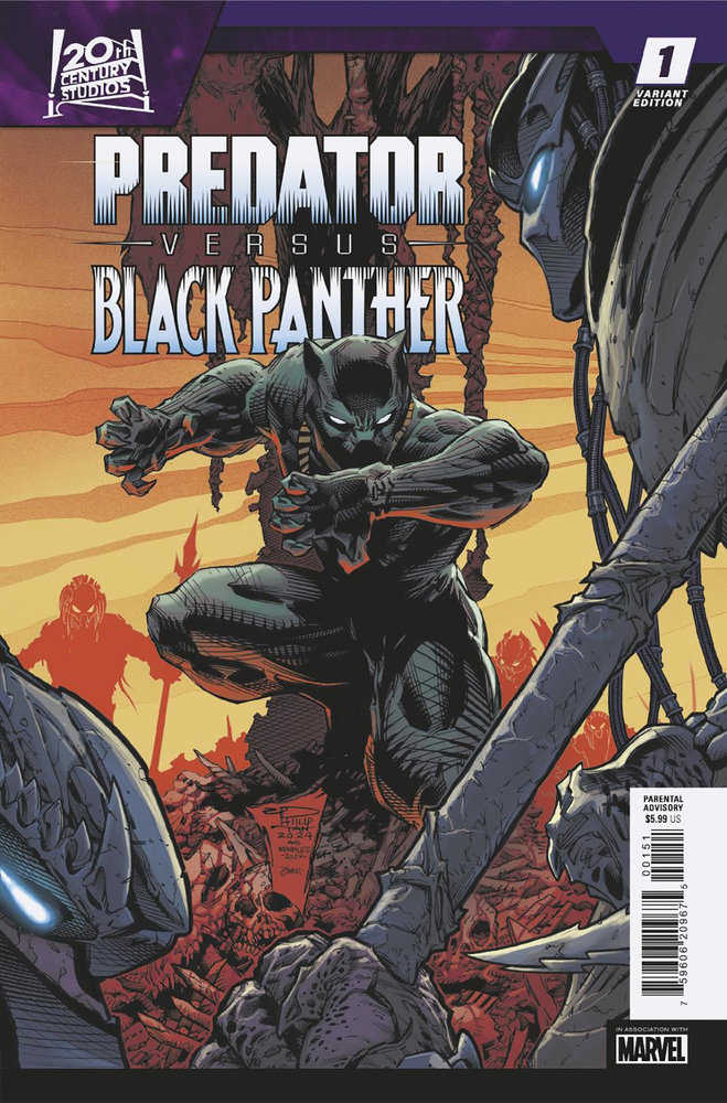 Predator vs Black Panther #1 Philip Tan Variant