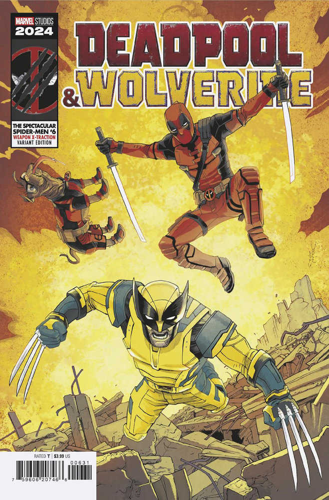 Spectacular Spider-Men #6 Declan Shalvey Deadpool & Wolverine Weapon X-Traction Variant