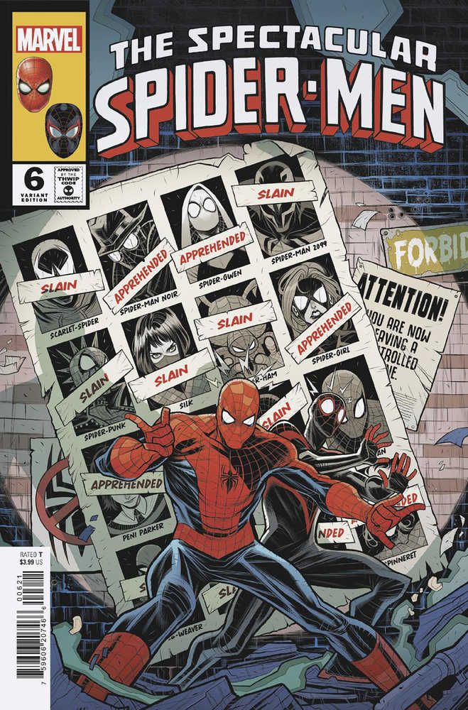 Spectacular Spider-Men #6 Elizabeth Torque Homage Variant