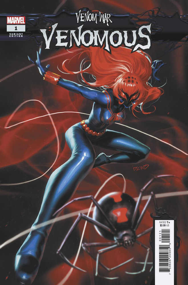 Venom War Venomous #1 Derrick Chew Black Widow Variant