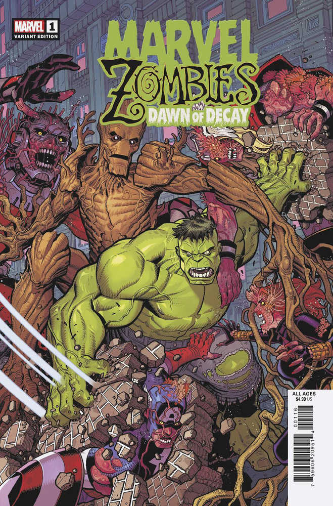 Marvel Zombies Dawn Of Decay #1 25 Copy Nick Bradshaw Variant