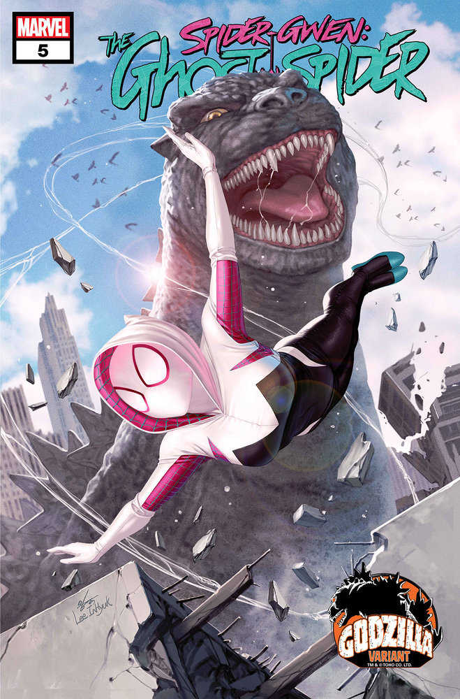 Spider-Gwen Ghost-Spider #5 Inhyuk Lee Godzilla Variant