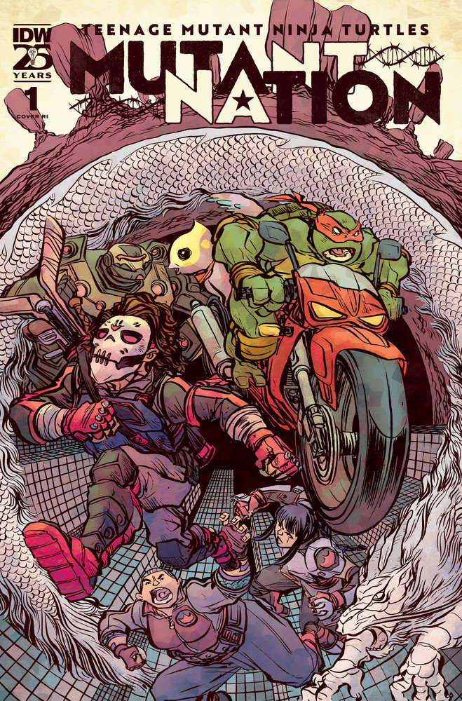 Teenage Mutant Ninja Turtles Mutant Nation #1 10 Copy Lonergan Variant