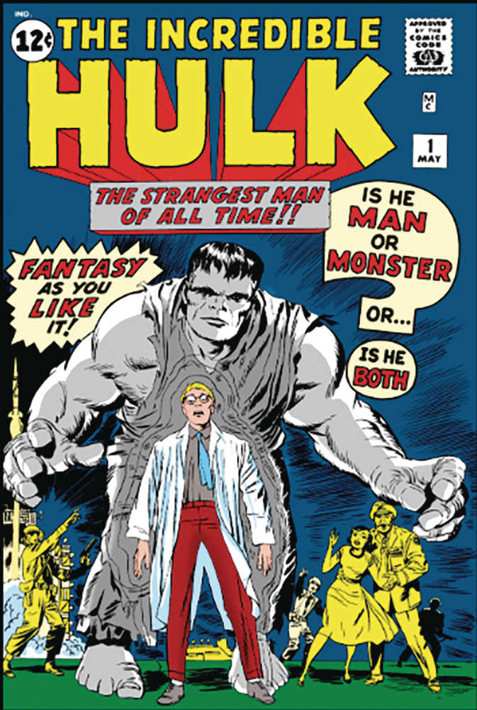 Marvel Hulk #1 17x12in Metal Sign