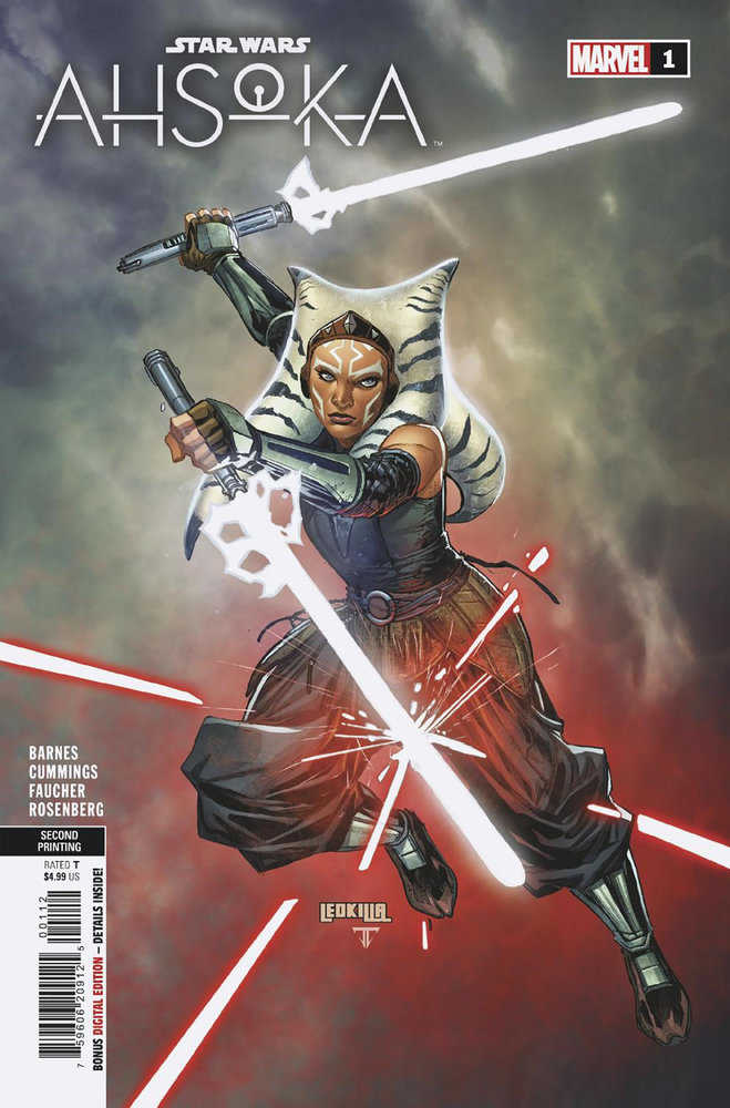 Star Wars Ahsoka #1 Ken Lashley 2nd Print Variant