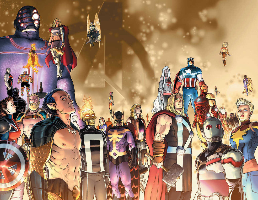 Avengers Forever By Jason Aaron Omnibus Aaron Kuder Cover