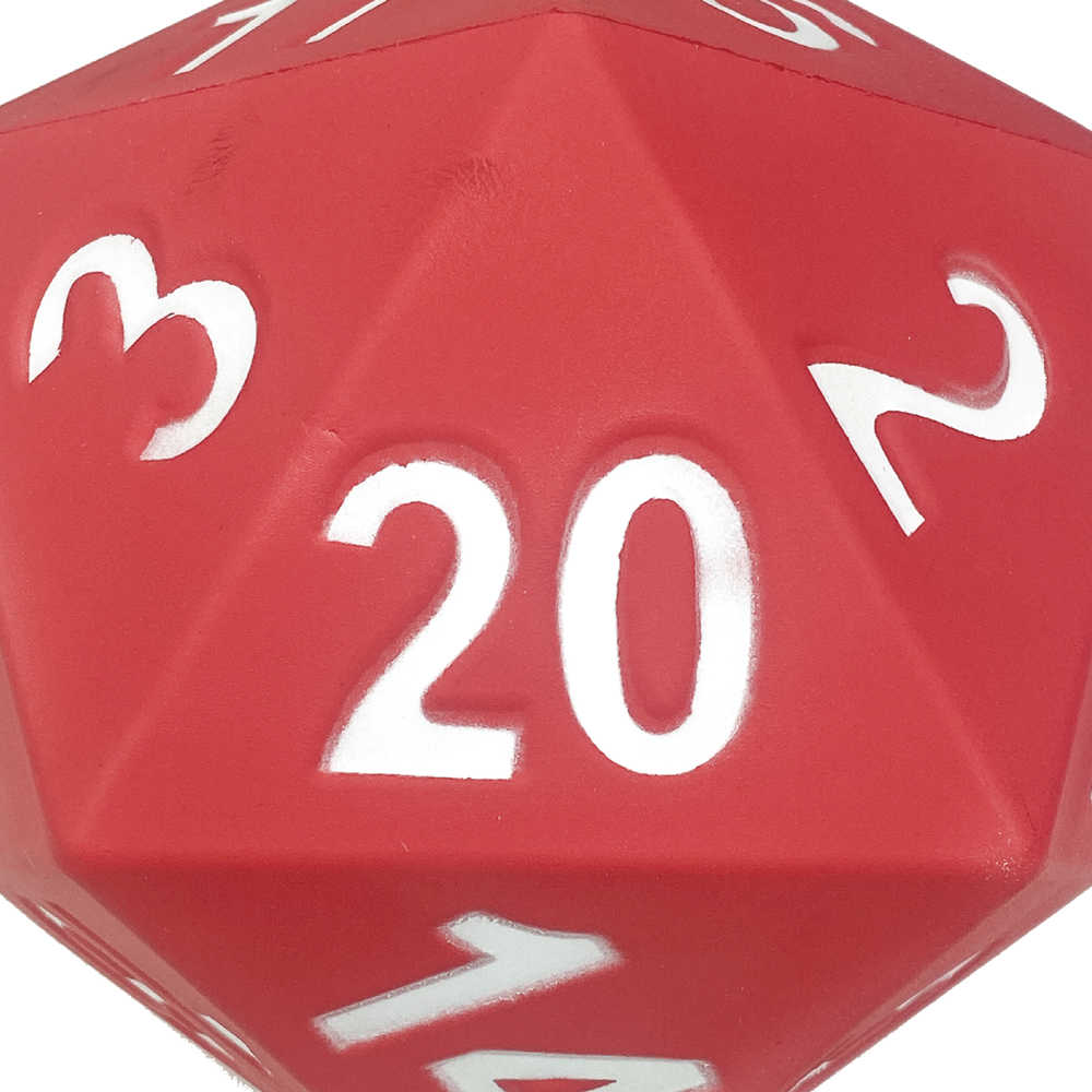 Red Foam 5in D20 Dice