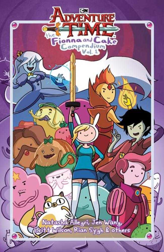 Adventure Time Fionna And Cake Compendium Hardcover Volume 01 Direct Market Exclusive