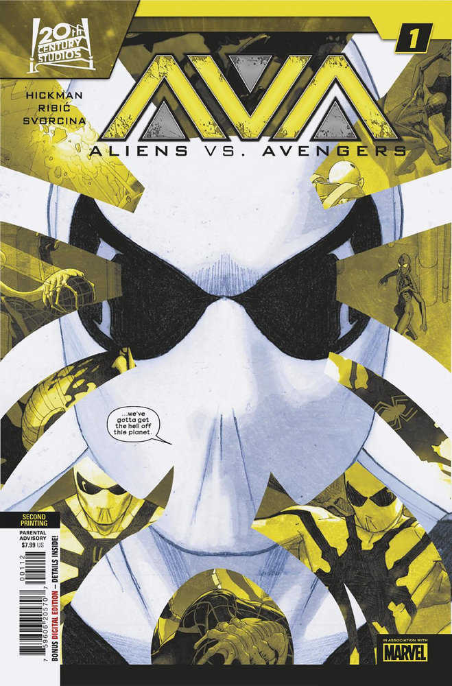 Aliens vs Avengers #1 Esad Ribic 2nd Print Variant