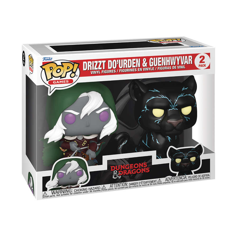 Pop Games Dungeons & Dragons S2 Drizzt&Guenhwyvar 2pk Figure