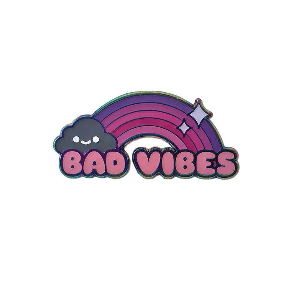 Bad Vibes 1.8in Enamel Pin