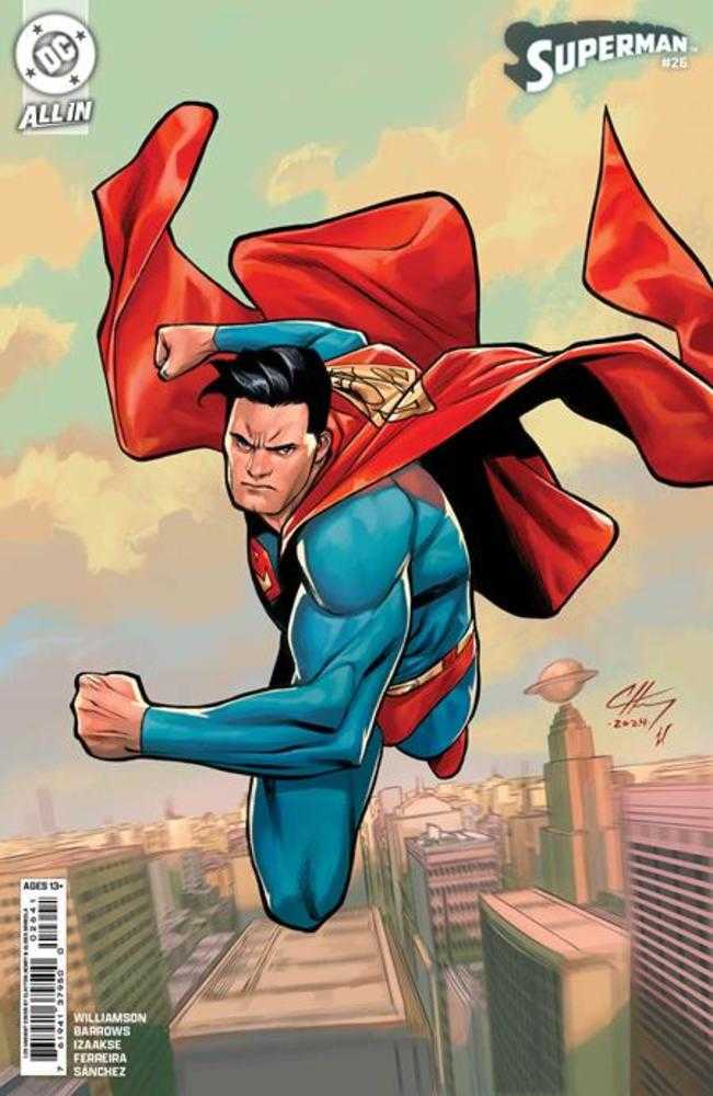 Superman #26 Cover F 1 in 25 Clayton Henry Card Stock Variant