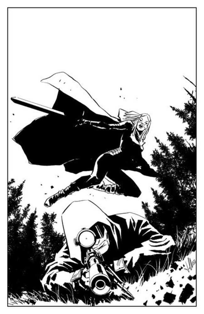 Lost Fantasy #2 Cover C 1 in 15 Luca Casalanguida Black & White Variant