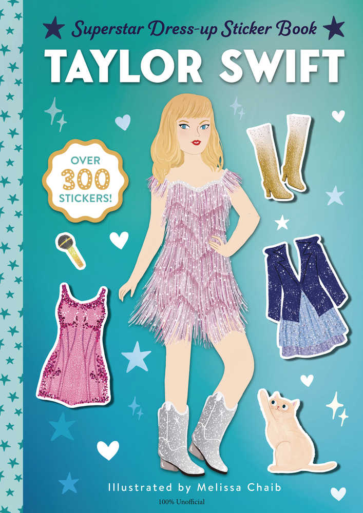 Taylor Swift Superstar Dress Up Sticker Book Softcover