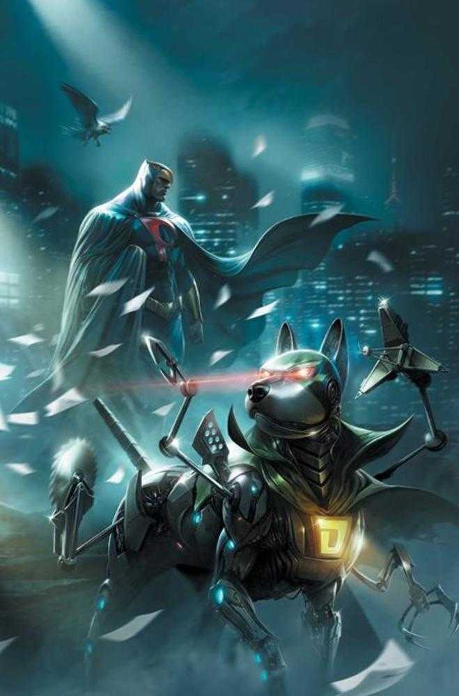 Blue Falcon & Dynomutt #1 Cover H Franceso Mattina Foil Virgin Variant