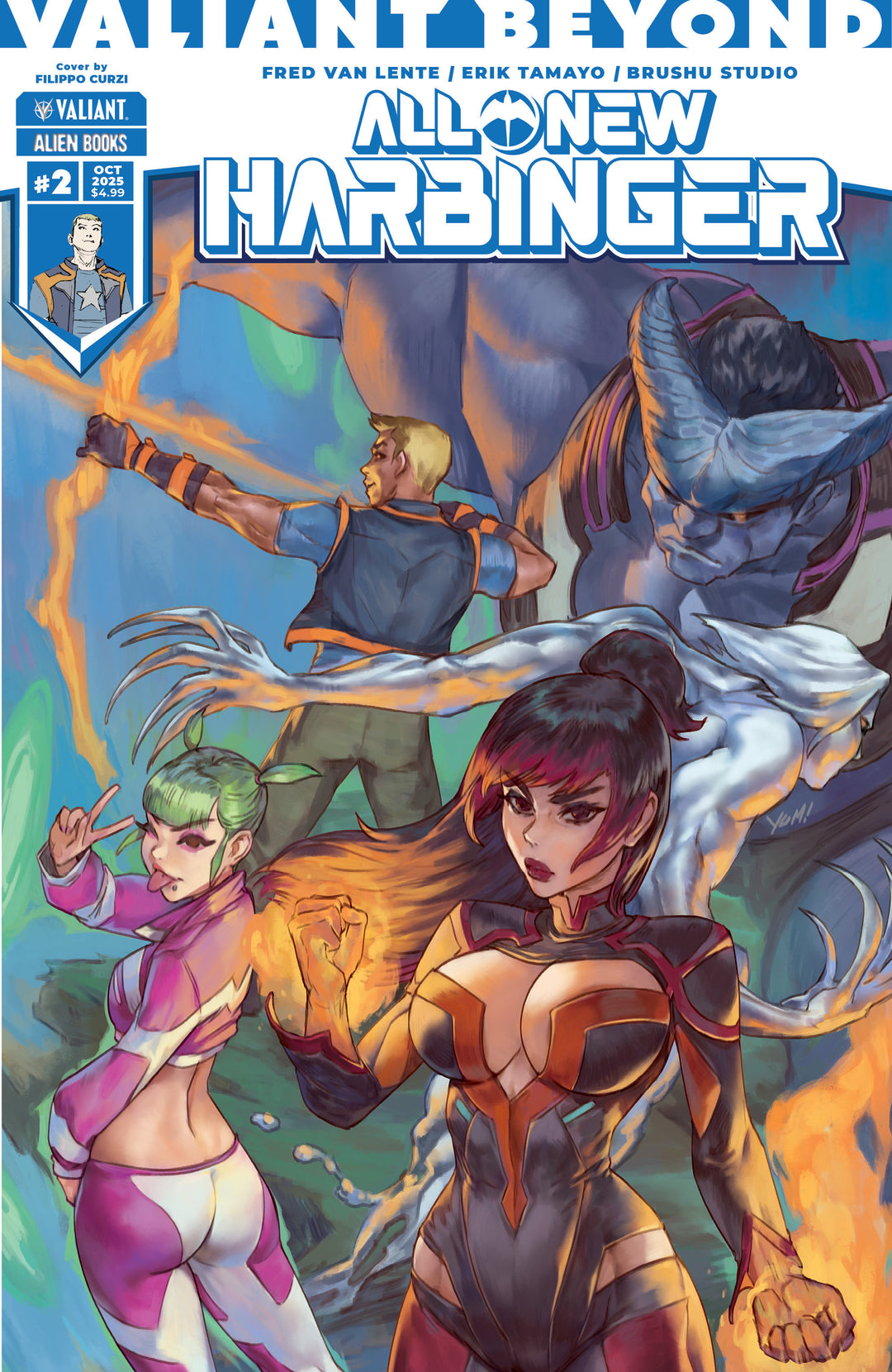 Valiant Beyond All New Harbinger #2 Cover A Curzi