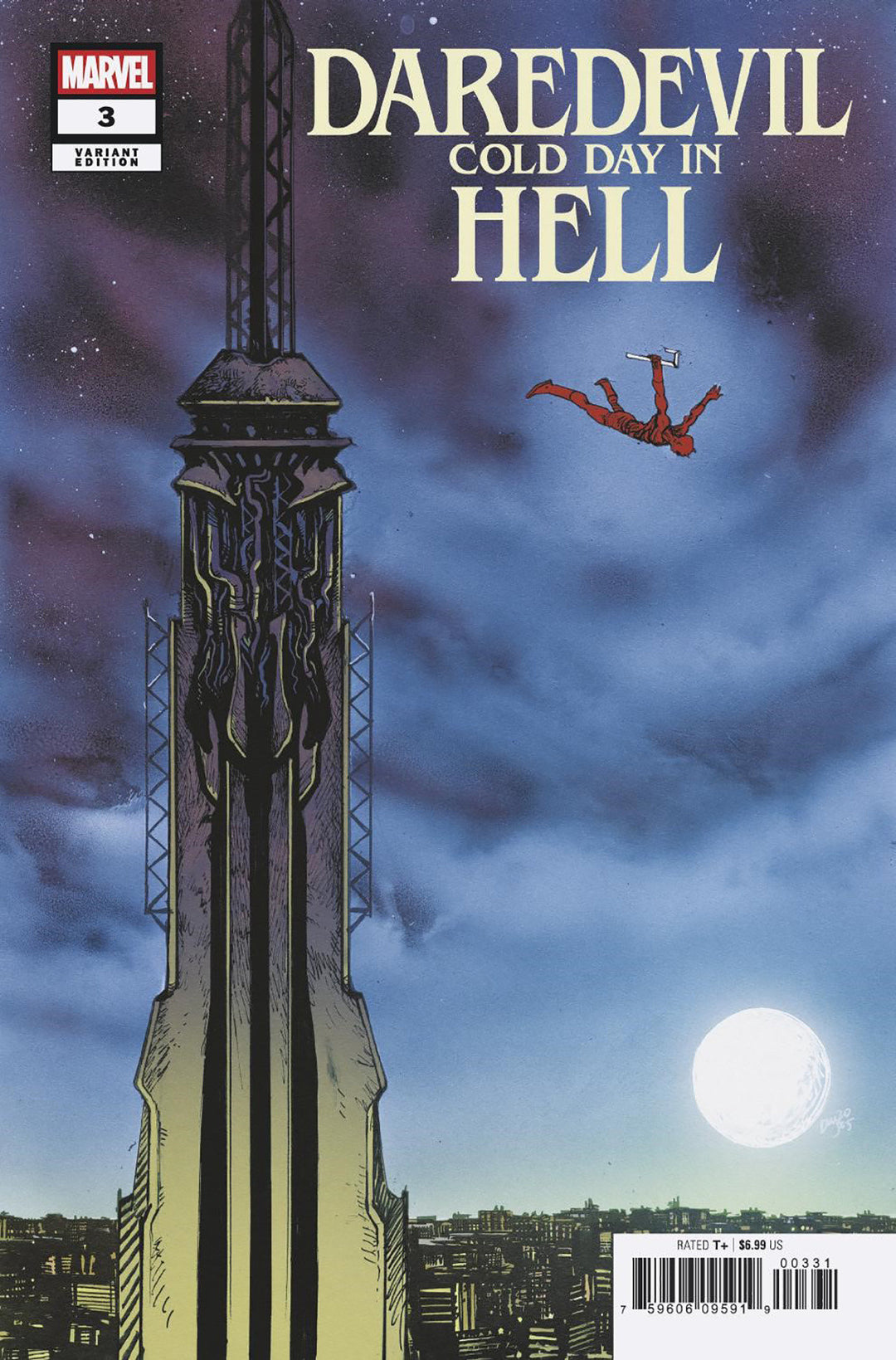Daredevil Cold Day In Hell #3 Daniel Warren Johnson Variant