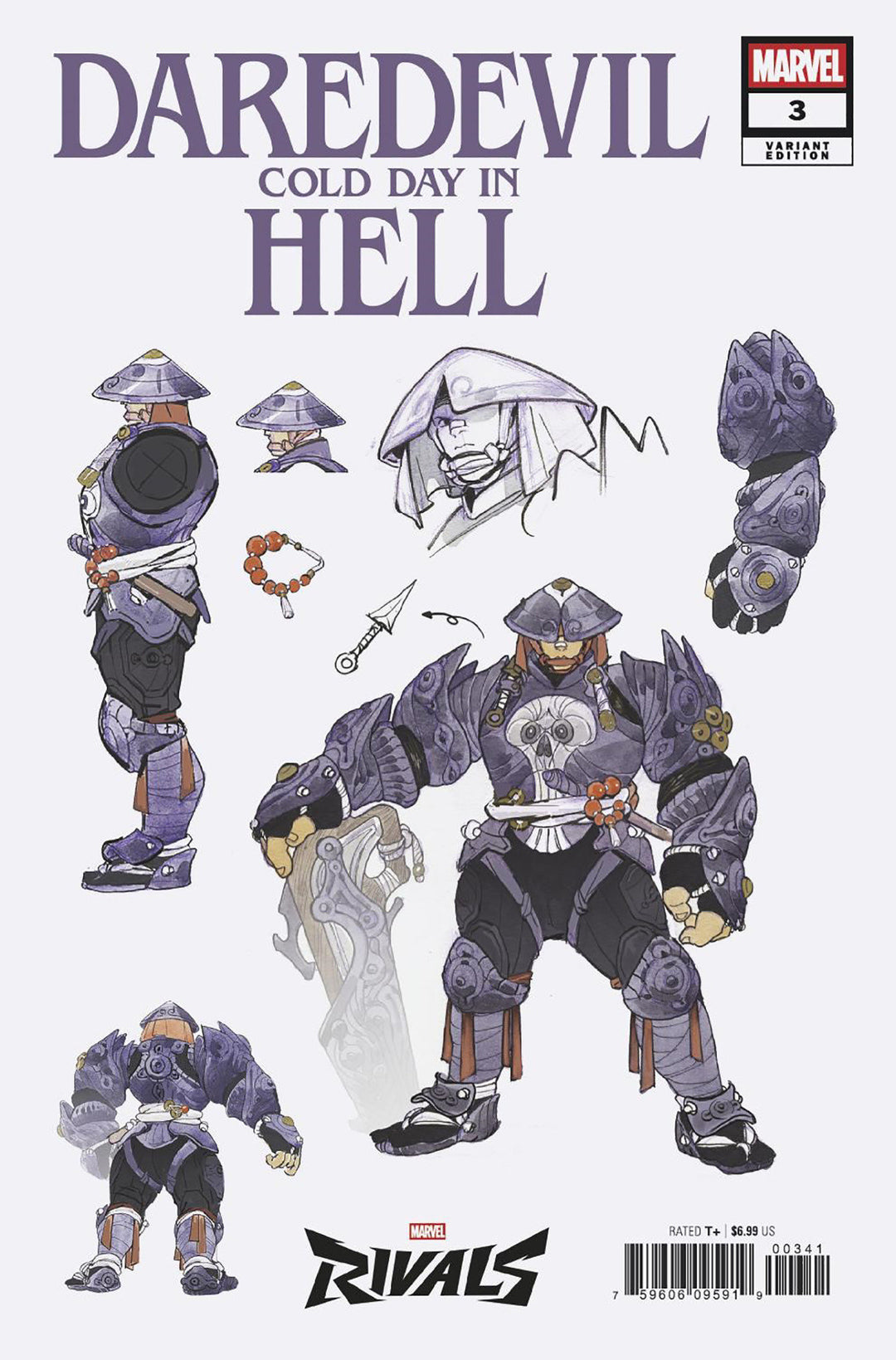 Daredevil Cold Day In Hell #3 Peach Momoko Marvel Rivals Variant