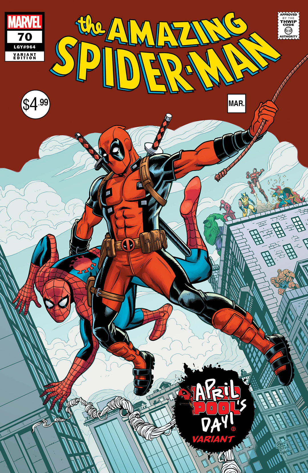 Amazing Spider-Man #70 Brent Schoonover April Pools Day Variant