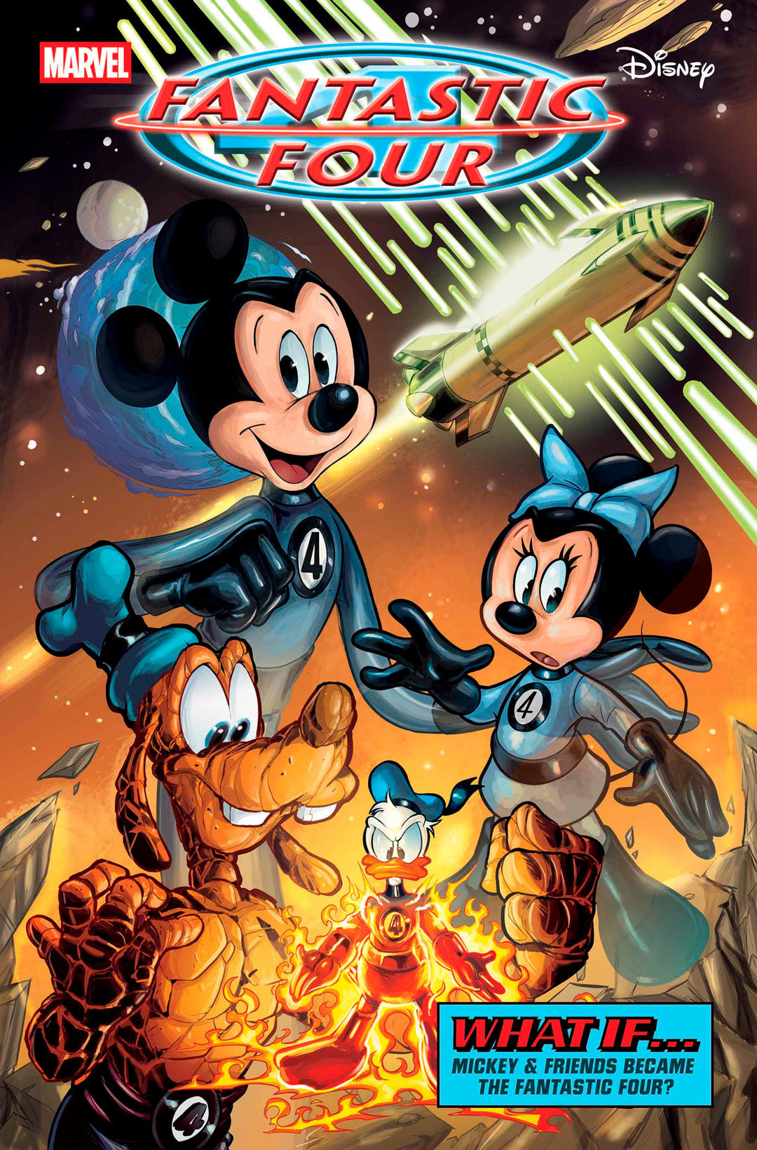Fantastic Four #30 Ciro Cangialosi Disney What If Fantastic Four Homage Variant