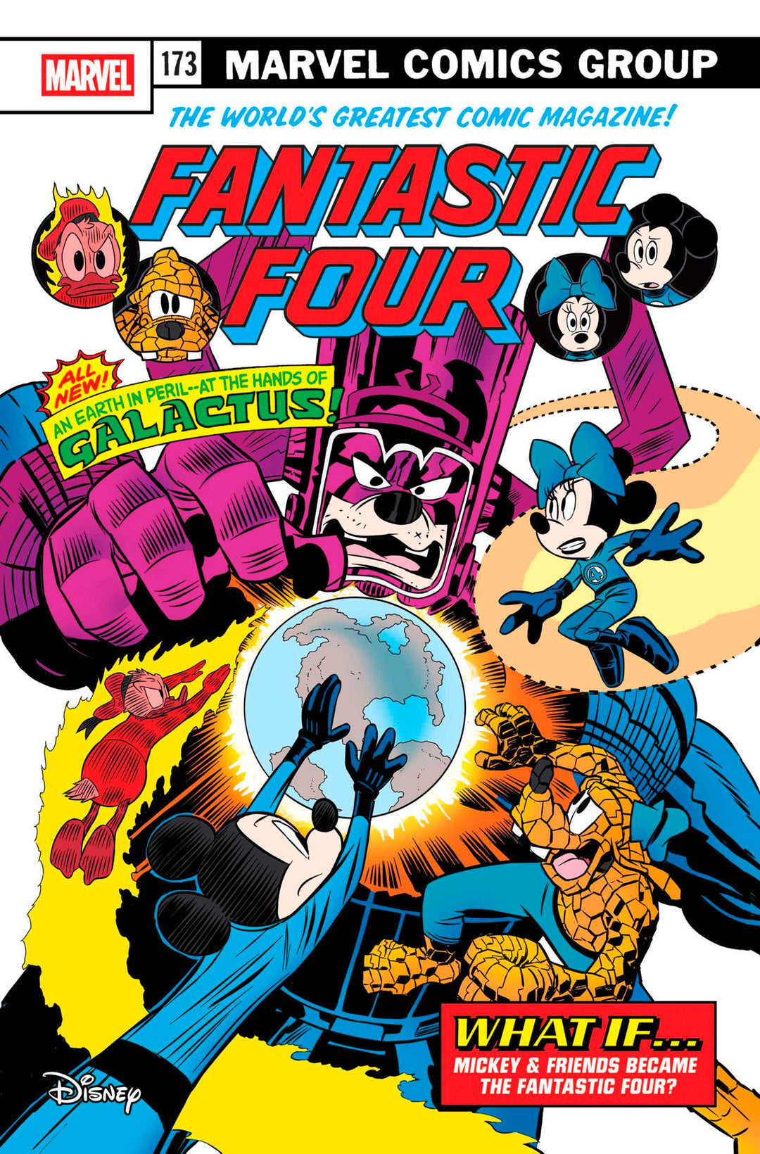 Fantastic Four #31 Claudio Sciarrone Disney What If Fantastic Four Homage Variant