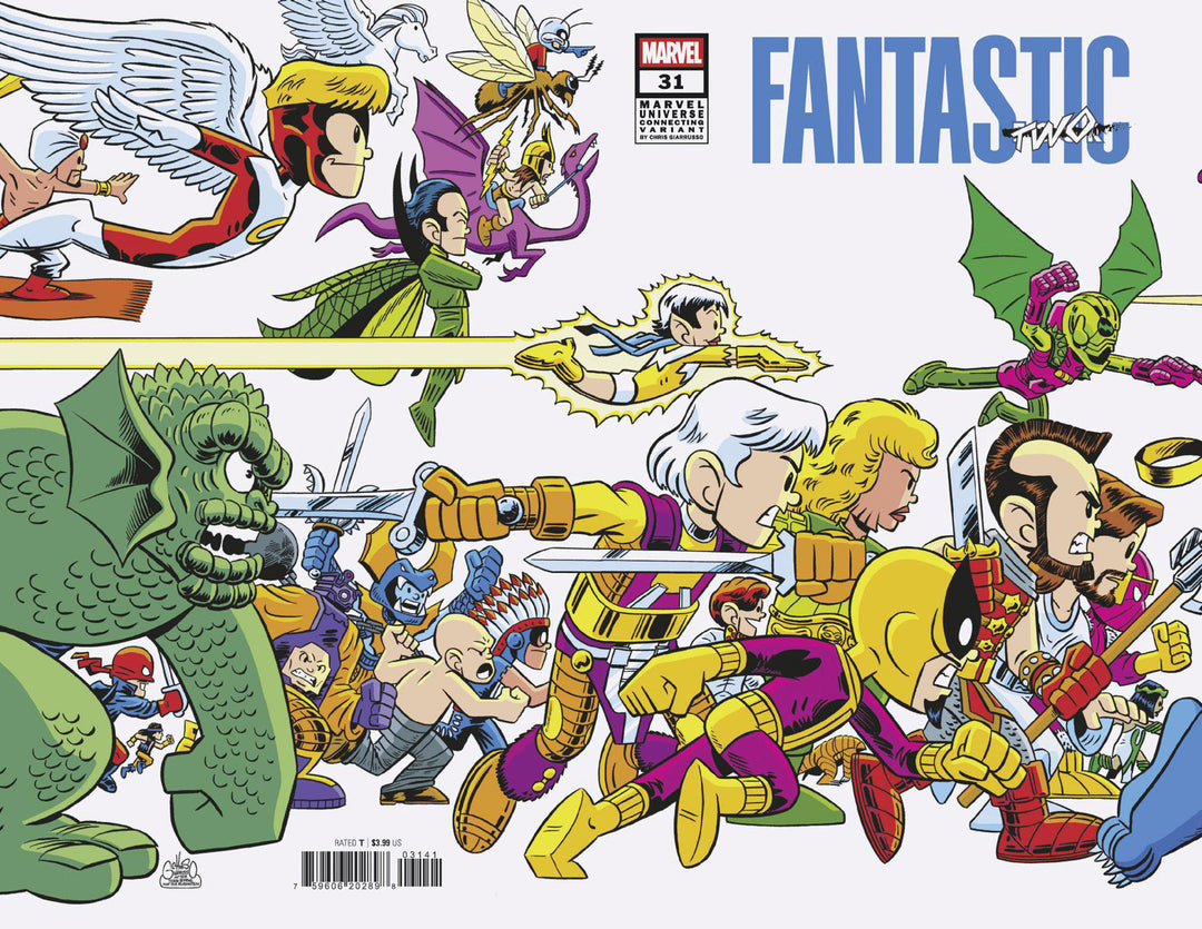 Fantastic Four #31 Chris Giarrusso Marvel Universe Connecting Wrap Variant A
