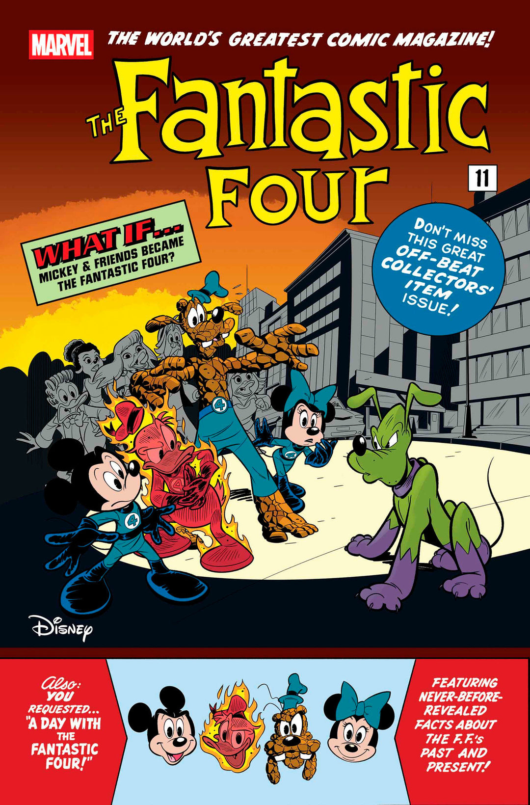 Fantastic Four #32 Emilio Urbano Disney What If Fantastic Four Homage Variant
