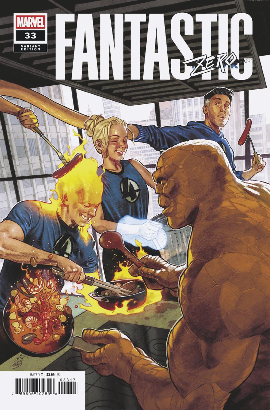 Fantastic Four #33 25 Copy Francesco Mobili Variant