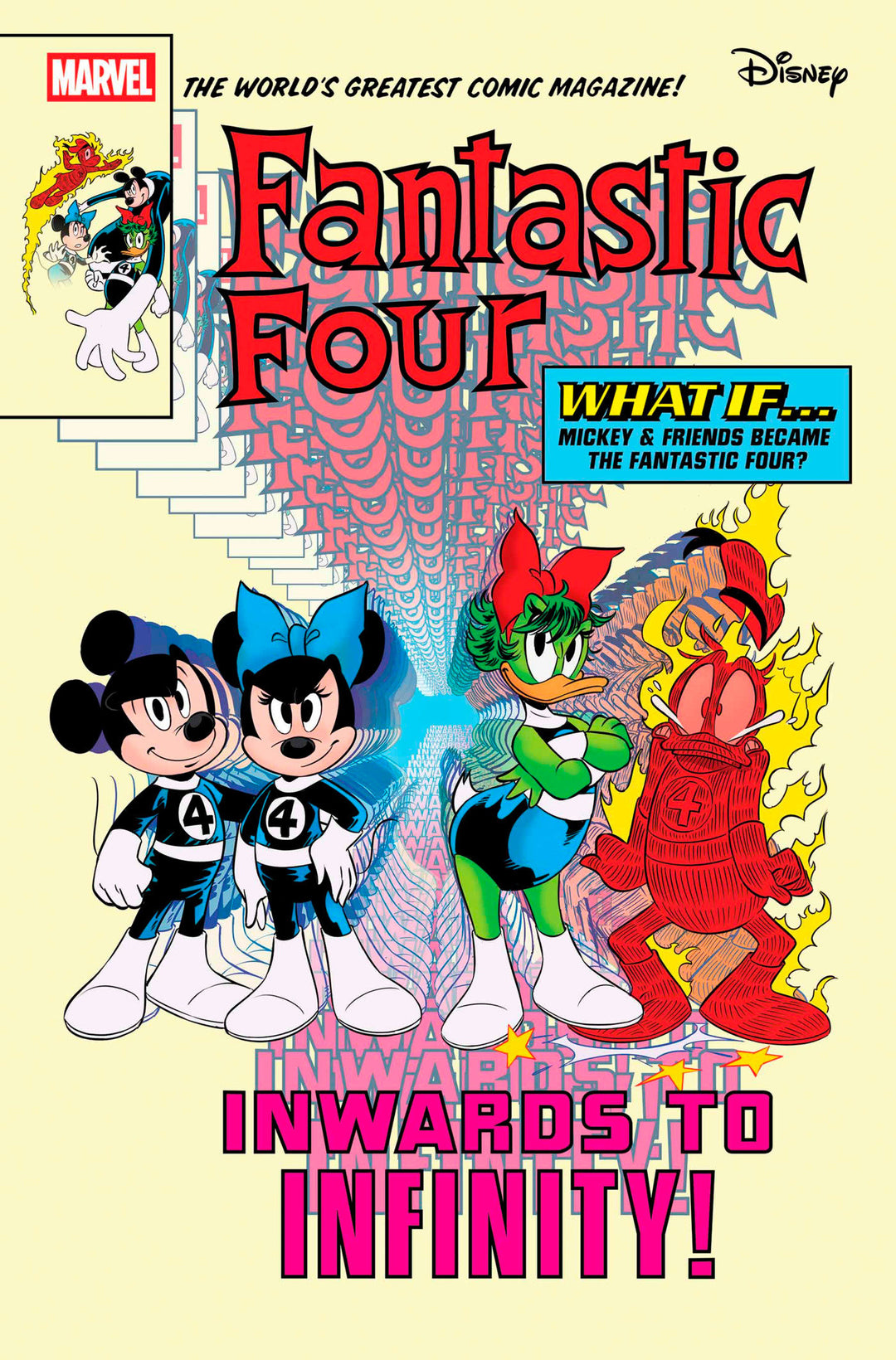 Fantastic Four #33 Giulia Lomurno Disney What If Fantastic Four Homage Variant
