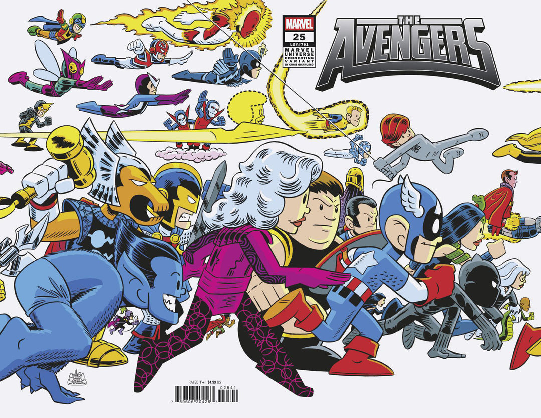 Avengers #25 Chris Giarrusso Marvel Universe Connecting Wrap Variant B