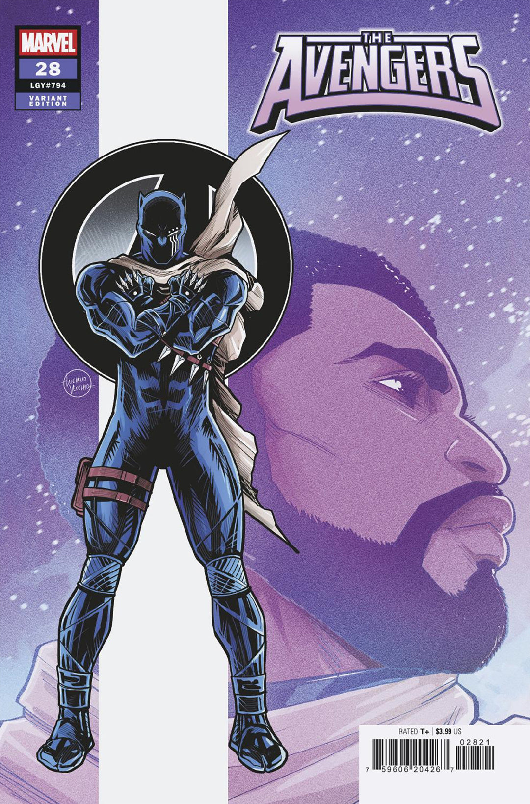Avengers #28 Luciano Vecchio Black Panther Variant