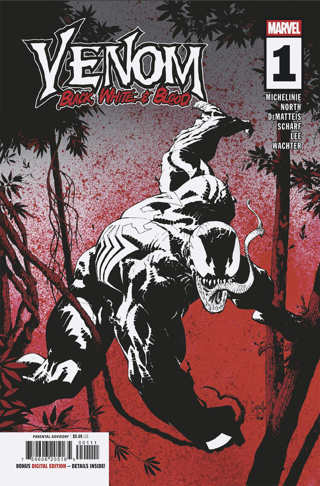 Venom Black White Blood #1