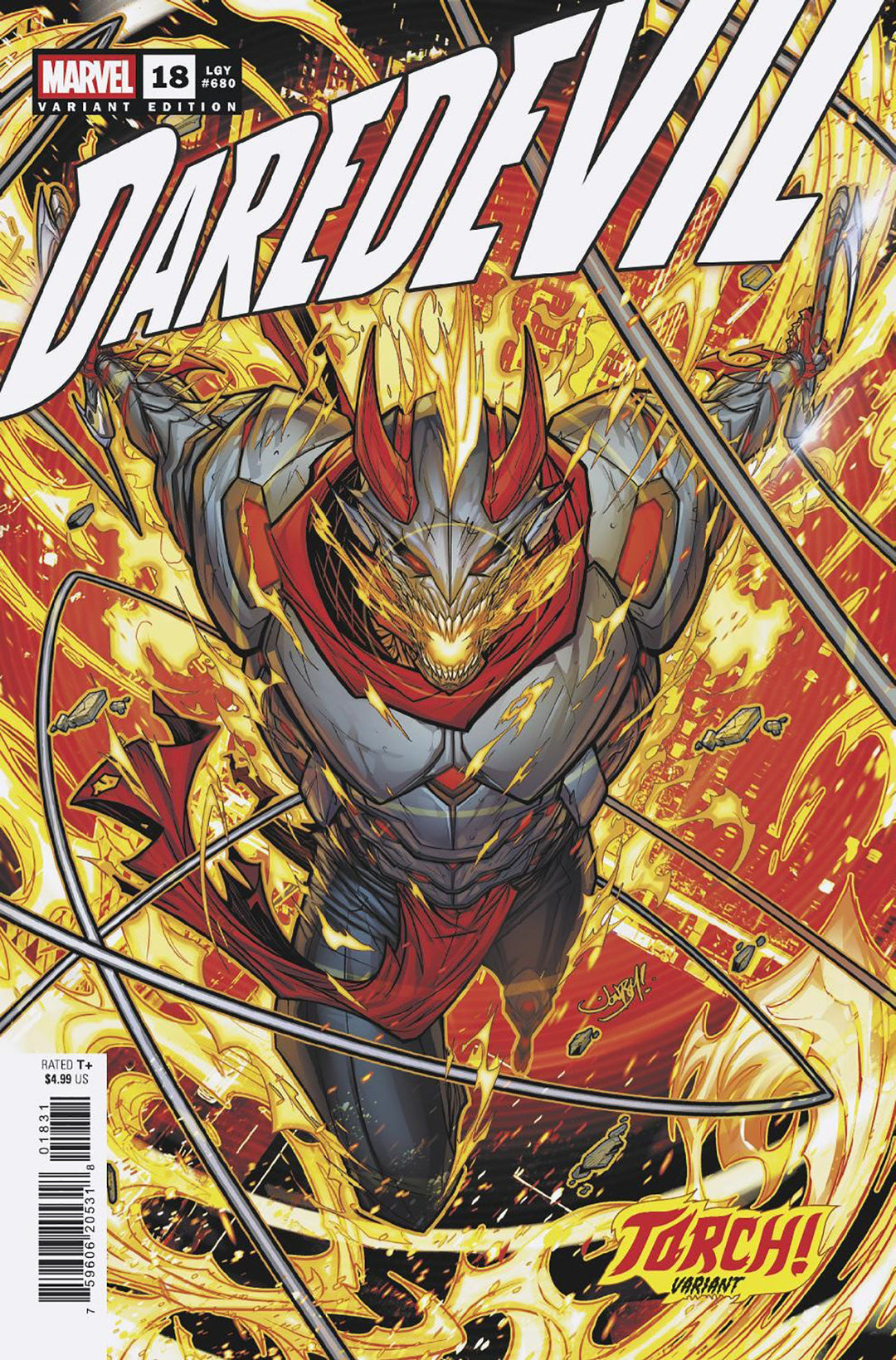 Daredevil #18 Jonboy Meyers Torch Variant