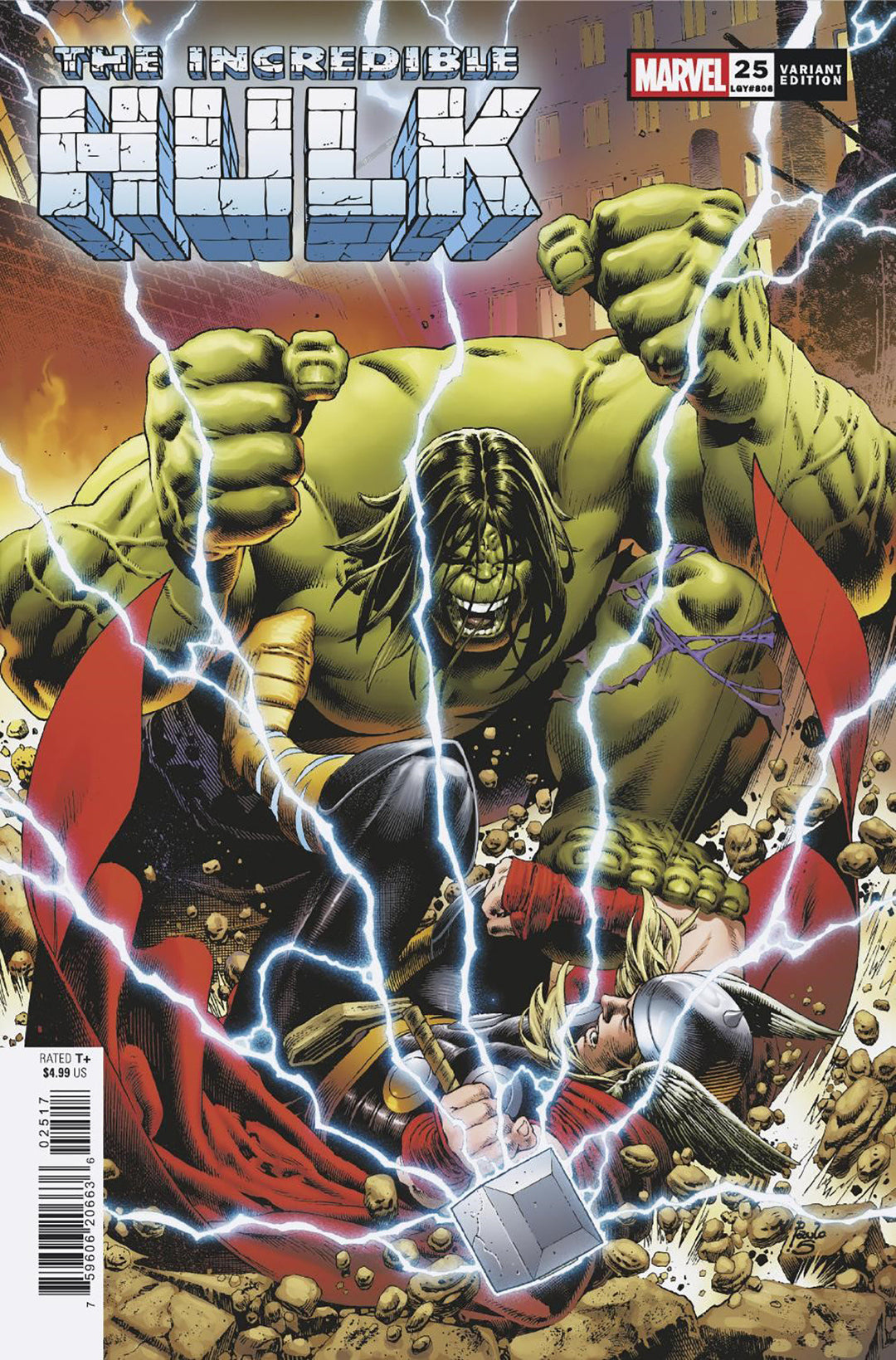 Incredible Hulk #25 25 Copy Paulo Siqueira Variant