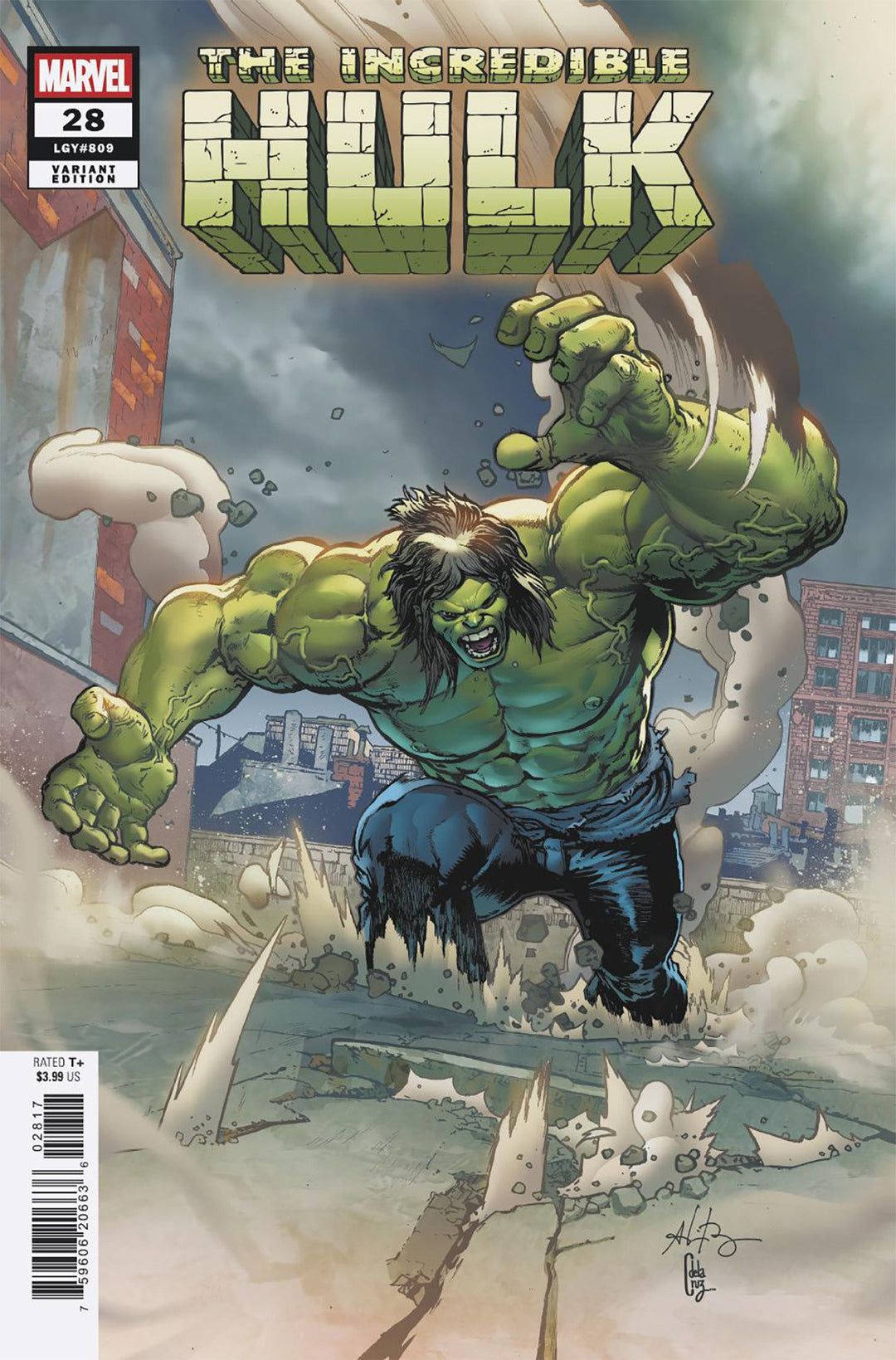 Incredible Hulk #28 25 Copy Andrei Bressan Variant