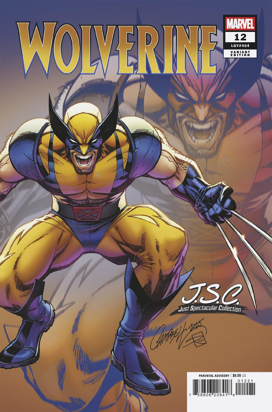 Wolverine #12 J Scott Campbell Just Spectacular Collection Variant