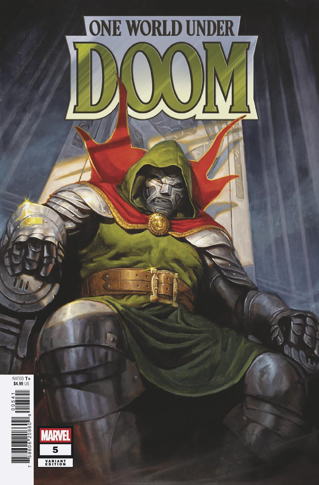 One World Under Doom #5 E M Gist Variant