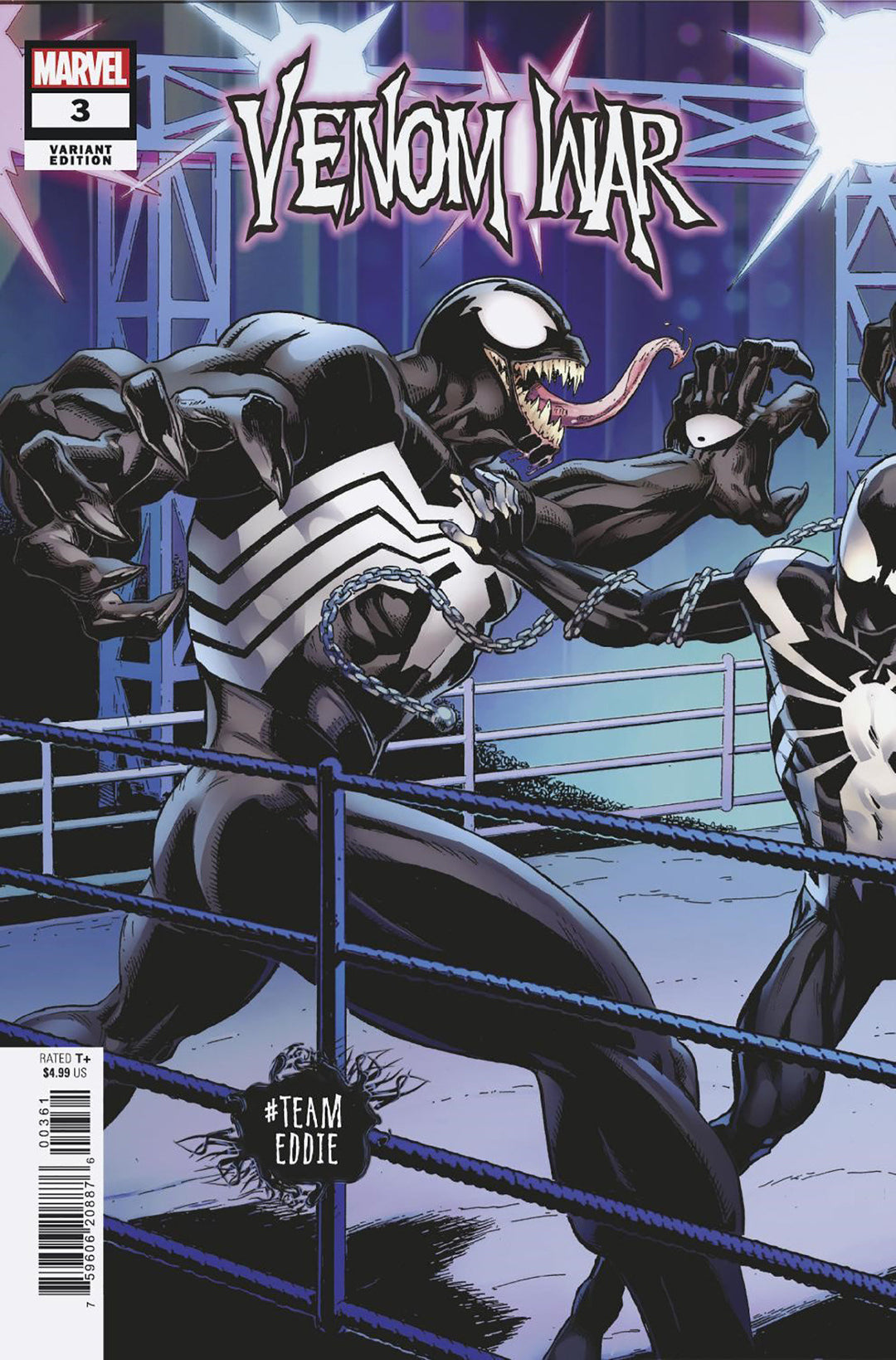 Venom War #3 Mark Bagley Team Eddie Variant