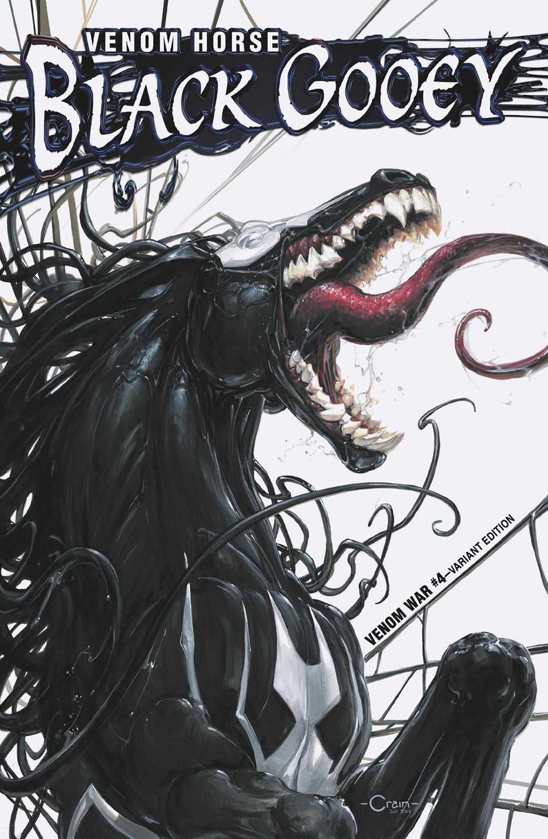 Venom War #4 Clayton Crain Venom Horse Variant