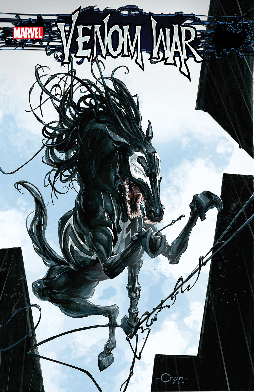 Venom War #5 Clayton Crain Venom Horse Variant