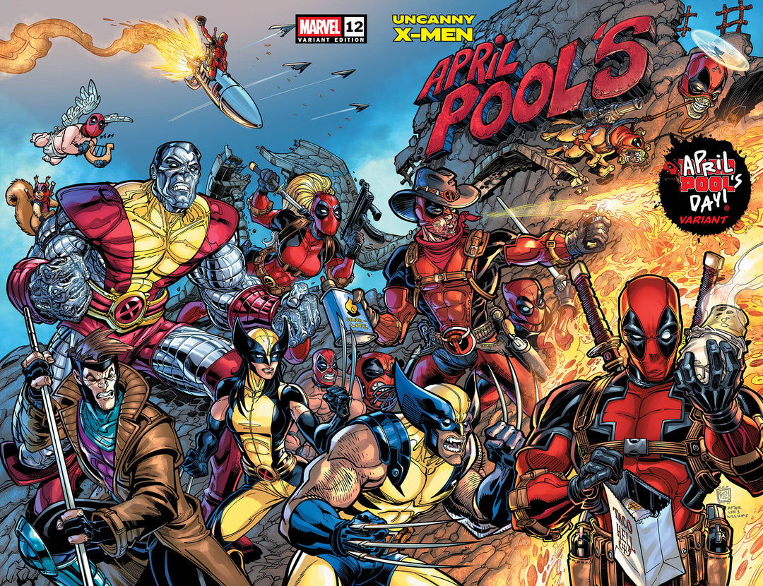 Uncanny X-Men #12 Chad Hardin April Pools Day Wraparound Variant