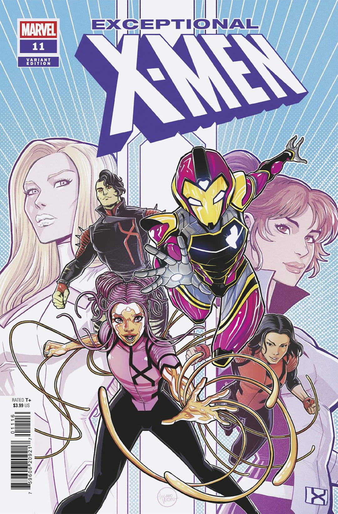 Exceptional X-Men #11 25 Copy Luciano Vecchio Variant