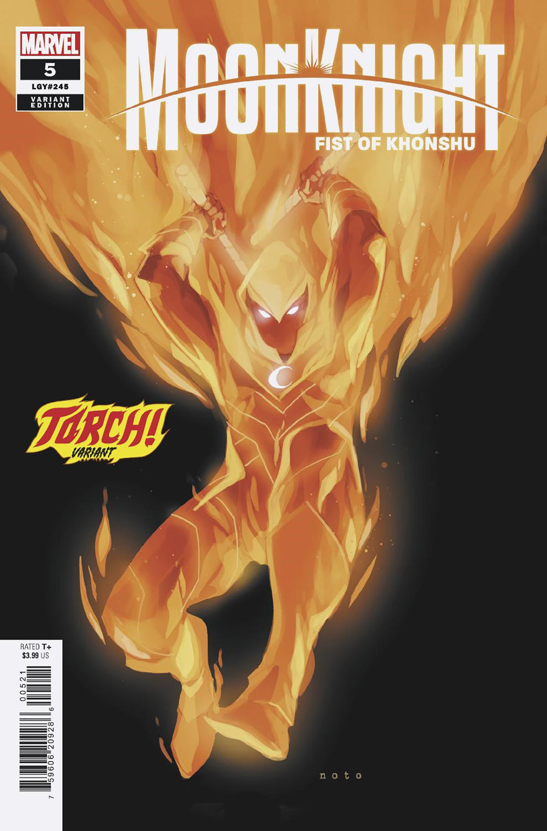Moon Knight Fist Of Khonshu #5 Phil Noto Torch Variant