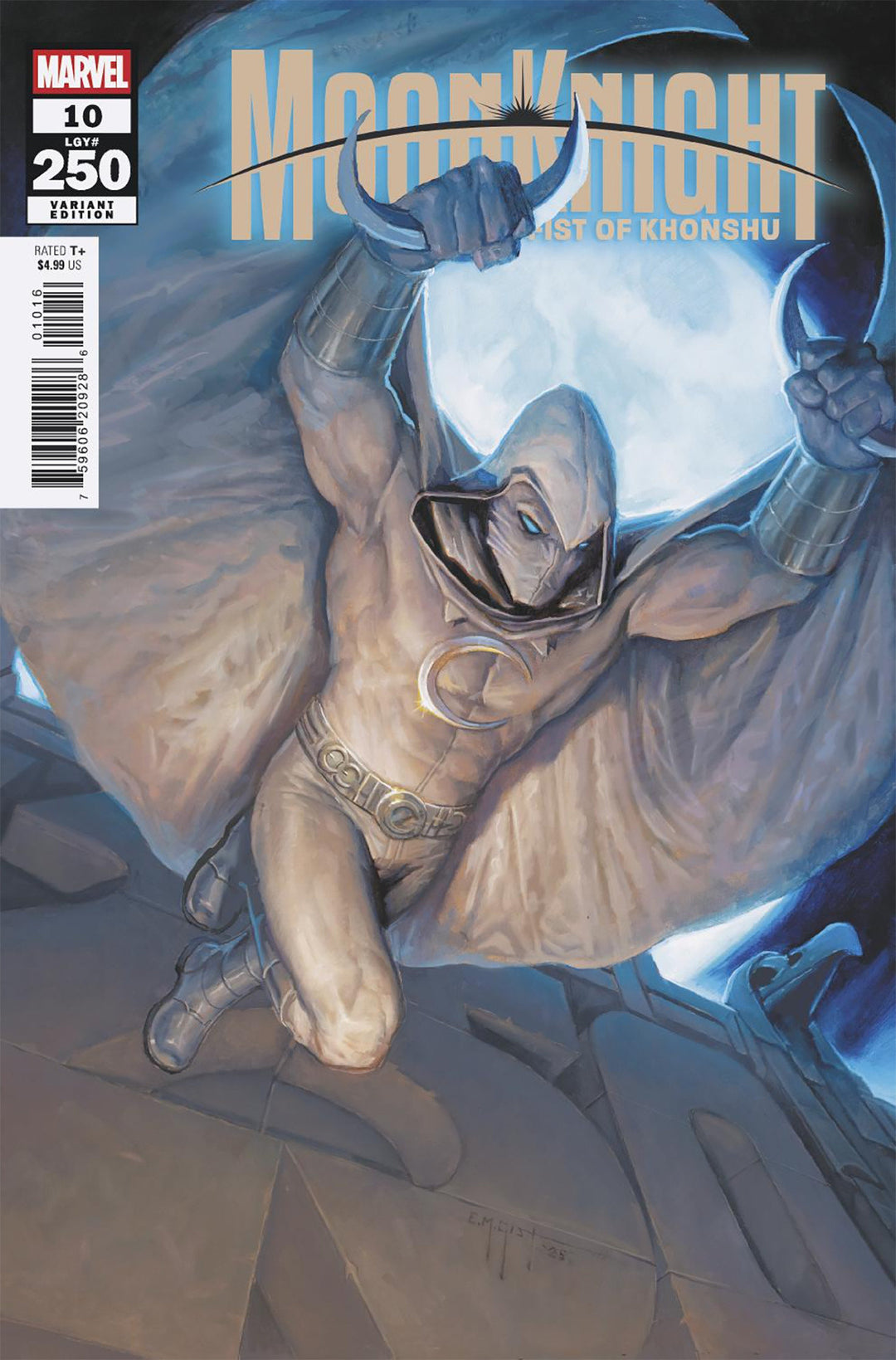 Moon Knight Fist Of Khonshu #10 25 Copy E M Gist Variant