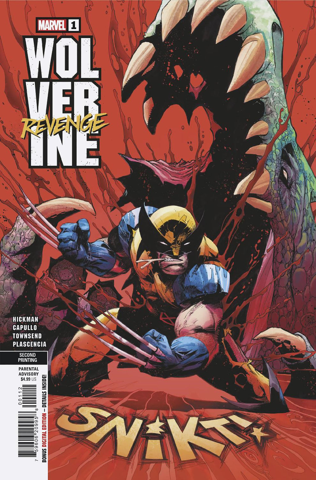 Wolverine Revenge #1 Adam Kubert 2nd Print Variant