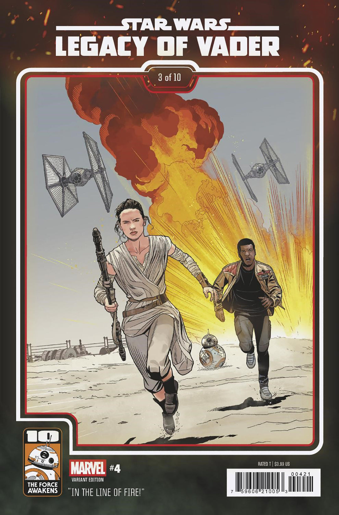 Star Wars Legacy Of Vader #4 Chris Sprouse Force Awakens 10th Anniversary Variant